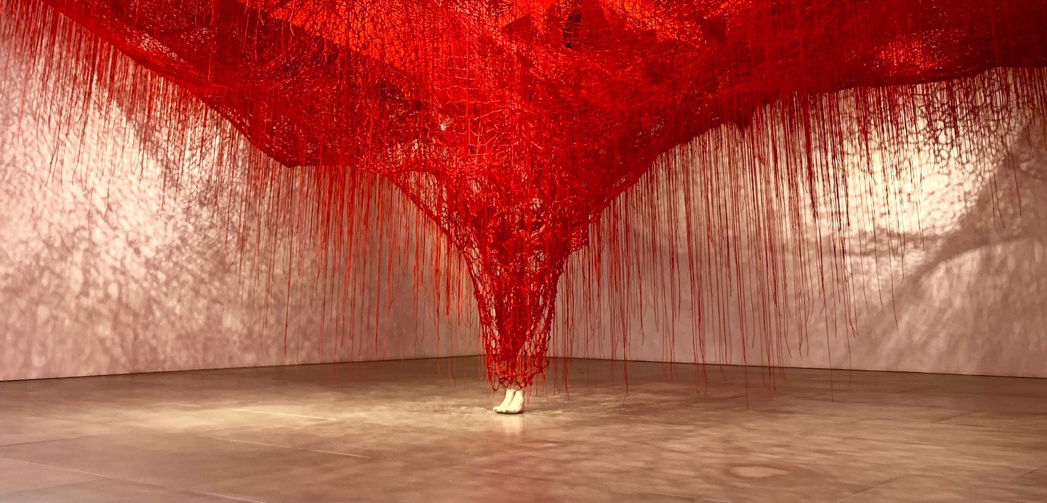 Chiharu Shiota’s first exhibition at Blain|Southern London